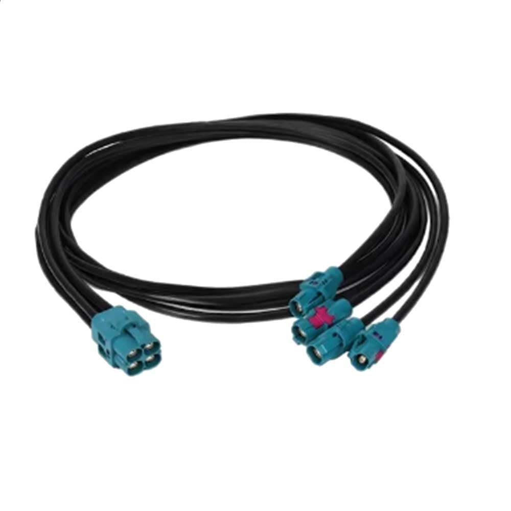 keisnoaja E6K10A-1CAZ5-Z Female to E6K10A-1CAZ5-Z Female H-MTD Ethernet Cable GG2Speed251 (E6K10D-1CAZ5 to E6K10A-1CAZ5*4, 6M)