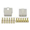 1 Set 6.3 MM Automotive Wiring Plug 1P 2 P 3P 4P 6P 8P 9P 10P 12P 14P Male/Female Butt Socket High Current Connector BHUPWZE(6 Pin) view 1