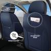 Megaseat Full Set for Kia Sorento Seat Covers 2016-2026, Waterproof Nappa Leather Car Seat Protector, Anti-Slip & Comfortable Car seat Cover (Luxury 5 Seats Blue & White) view 4