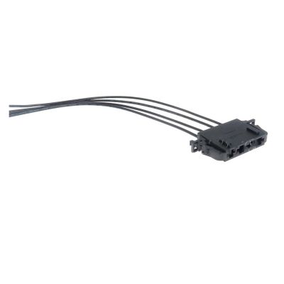 ROBAUN 1 Set 4 Pin 1J0972754 Car Blower Resistor Plug Large Current Connector for A4 A6 Q5 1J0 972 754(Female 20cm Wires)