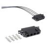 ROBAUN 1 Set 4 Pin 1J0972754 Car Blower Resistor Plug Large Current Connector for A4 A6 Q5 1J0 972 754(Female 20cm Wires) view 2