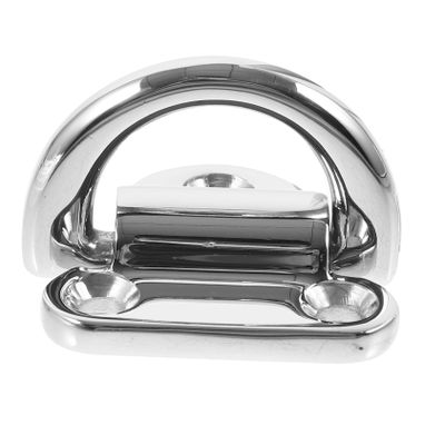 MUCKLILY Stainless Steel d Ring Tie Down Anchor for Trailers Boats and Yachts Easy Install Heavy Duty Surface Mount d Hook for Secure Tie Downs