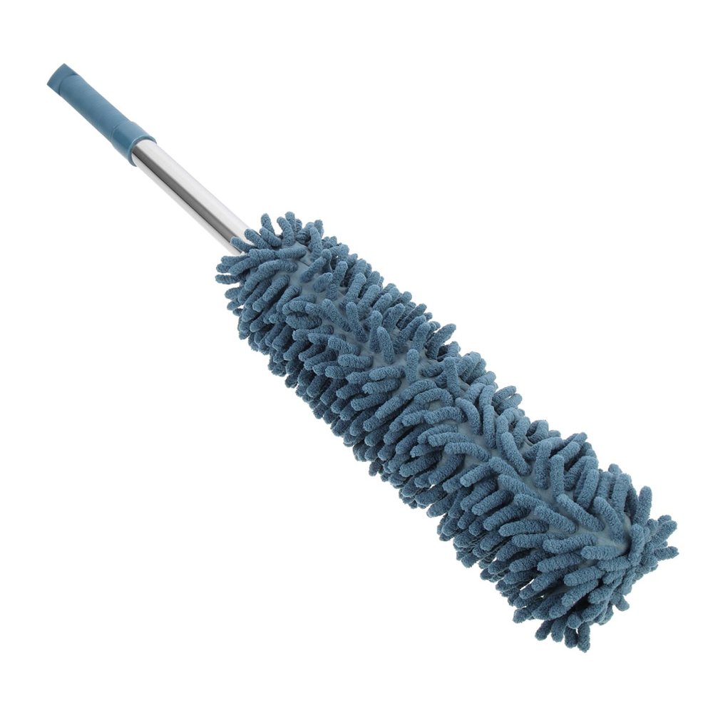 COLLBATH Long Reach Chenille Duster Flexible Microfiber Cleaning Tool for Household Dusting for Ceiling Fans Blinds Furniture and Reach Areas