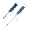 COLLBATH Long Reach Chenille Duster Flexible Microfiber Cleaning Tool for Household Dusting for Ceiling Fans Blinds Furniture and Reach Areas view 2
