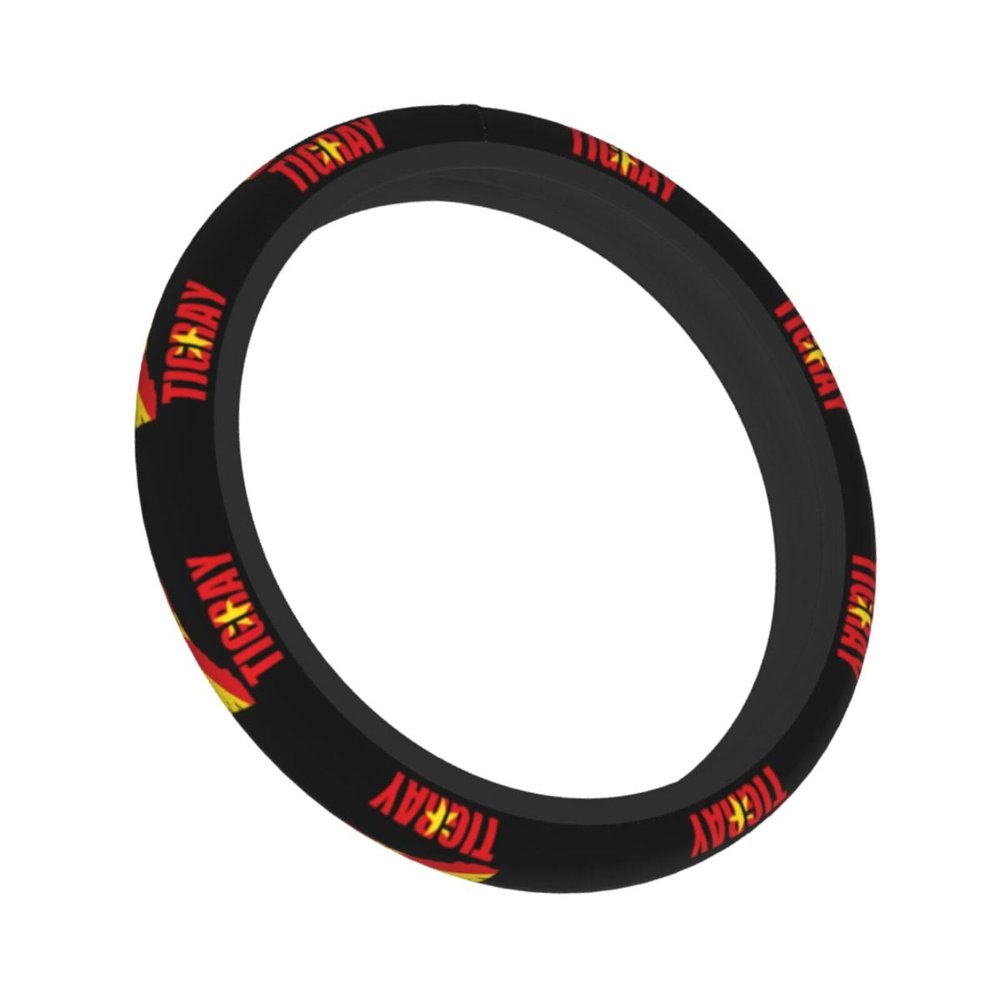 Tigray Flag Car Steering Wheel Cover Soft Elasticity Universal 15 Inch Car Accessories Steering Wheel Protector for Women Men303