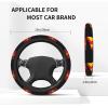 Tigray Flag Car Steering Wheel Cover Soft Elasticity Universal 15 Inch Car Accessories Steering Wheel Protector for Women Men303 view 2