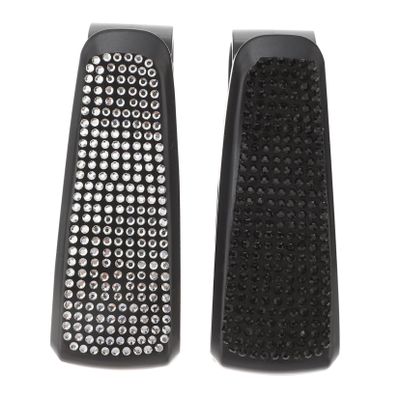 ULTECHNOVO 2pcs Rhinestone Car Visor Clip for Eyeglasses Sunglasses Holder Stylish Multi-Functional Visor Accessories for Organizing Glasses Vehicles