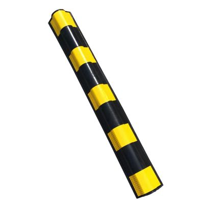 EliteBloom Wall Corner Guard for Parking Garages, Thicker Reflective Corner Guards, Car Parking Protector Bumper Workshop Wall Corner Guards, 4 Sizes,Yellow-5pcs-80cm