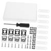 BESPORTBLE Sports Helmet Repair Kit Includes Chin Strap Parts Screws and Nuts for Football Hockey and Baseball Helmets Easy Installation and Accessories view 3