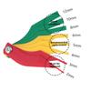 COOLHIYA 2pcs Brake Pad Gauge Tool for Accurate Thickness Measurement Brake Pad Measuring Ruler Color-coded System for Quick Inspection view 2
