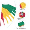 COOLHIYA 2pcs Brake Pad Gauge Tool for Accurate Thickness Measurement Brake Pad Measuring Ruler Color-coded System for Quick Inspection view 3