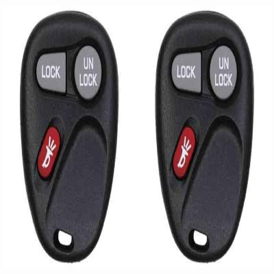 Eye4Techs Car Key Fob Keyless Entry Remote for Silverado 2001-2002 FCC KOBLEAR1XT Part Number 15042968 Pack of 2