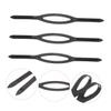 BRIGHTFUFU 3pcs Goggle Bungee Straps for Swimming Goggles Removable Silicone Swim Straps view 3
