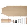HEVIRGO Car Awning Waterproof Oxford Cloth 5-8 Persons Outdoor Camping Tarp SUV Truck Tailgate Canopy RV Vehicle Roof Sun Shade Hatchback Car Tent for Camping Family Camping Khaki2 M2 view 1