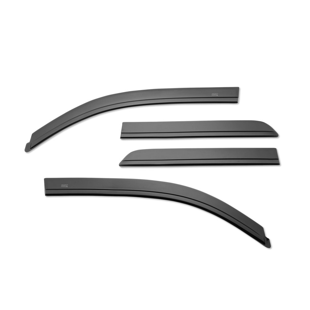Husky Liners Low Profile Ventvisor Rain Guards | Fits 2020-2026 Lincoln Aviator | Front & Rear, 6-pc Smoke - 2856009