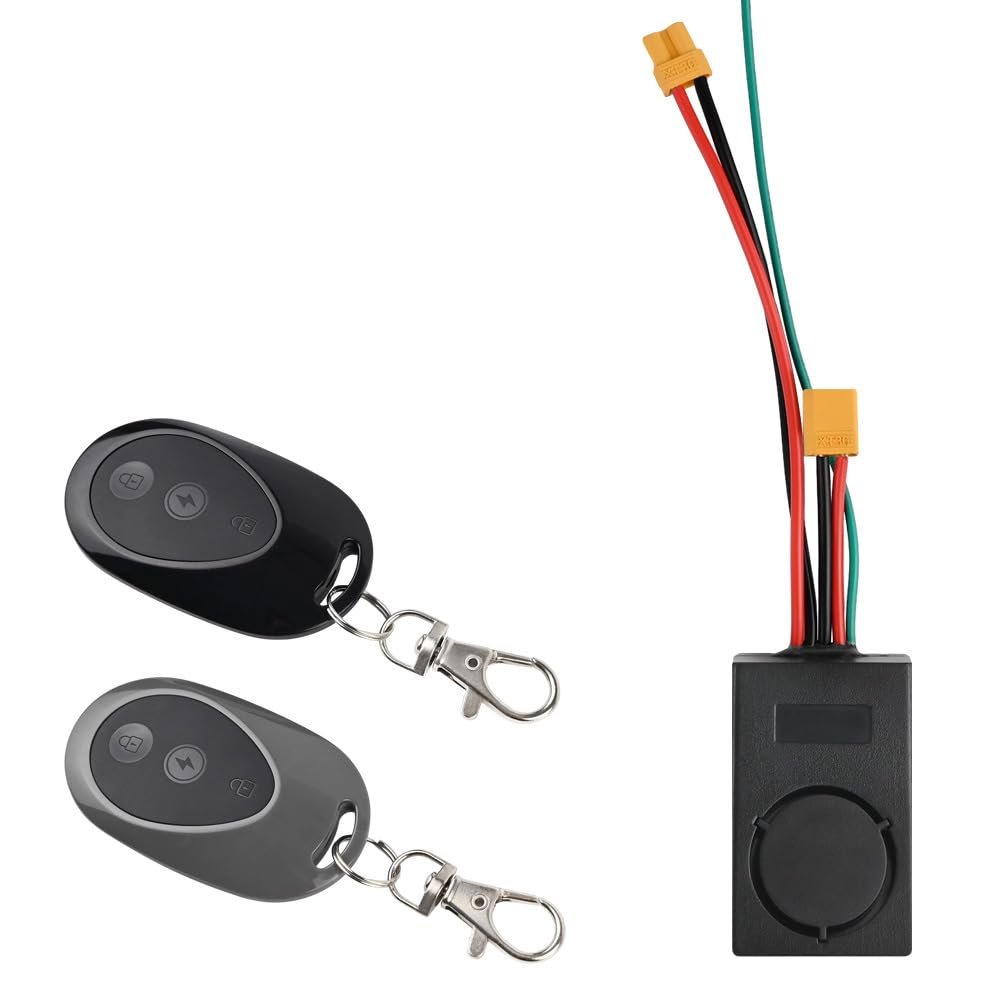 Theft Scooter Alarm with 110dB Siren Remote Control Motion Sensor Security Device for Scooters and Electric Bikes