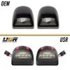 USR 99-13 Silverado Pickup License Plate Light LED Rear Lamps (Left + Right) Pair - Compatible with 1999-2013 Chevrolet Chevy 1500 Pick Up GMC Truck All Models (LED WHITE 6000K/ RED U SHAPE UPGRADE) view 4