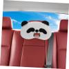 PartyKindom Cute Panda Neck Support Pillow for Car Seats Soft Plush Travel Cushion for Adults Fit for Cars Trucks and Suvs Comfortable Headrest for Drives and Daily Commutes view 4