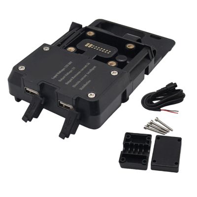 Motorcycle Phone Navigation Bracket with Dual USB Ports