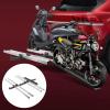 Motorcycle Carrier 600lbs, Hitch Mounted, Aluminum, Double Motorcycle Trailer Hitch Carrier, Heavy Duty, Compatible with Dirt Bikes & Motorcycles view 2