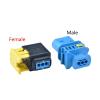 3 Pin Automotive Connector Motor Socket Wiring Harness Socket 1418448-1 4-1418448-1 4-1670730-1(Male with Pin,1 Pcs) view 4