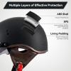 DOT Approved Motorcycle Half Helmet for Adults, Lightweight Retro Open Face Half Shell Helmet for Cruiser Scooter Chopper Moped Street Bike, Men Women Universal Casco (Matte Black, Medium) view 4
