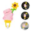 ULTECHNOVO Cute Pig Handlebar Ornament Durable Motorcycle Decoration Easy to Install Viewing Angle Bike Accessory for Motorcycle and Bicycle Enthusiasts view 4