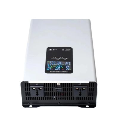 FORYON Pure Sine Wave Inverter DC 12V 24V 220V 8000W 10000W 12000W Inversor Portable Solar Car Inverter Voltage Converters Transformer Universal,(12000W,24V_110V(60HZ))