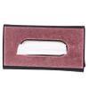 COSMEVIVI Car Tissue Holder Rhinestone Pu Sun Visor Tissue Box for Napkins Easy Install for Car Accessories Design view 1