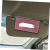 COSMEVIVI Car Tissue Holder Rhinestone Pu Sun Visor Tissue Box for Napkins Easy Install for Car Accessories Design view 3