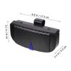 FELTECHELECTR 1pc Durable Car Visor Sunglasses Organizer Practical Sunglasses Storage Box for Easy Supplies Material Easy to Clean Safe Driving Use view 2
