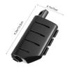 Chrome Aluminum Motorcycle Pedals Aluminum Footrests Pedal Pegs Mount for Cruisers view 2