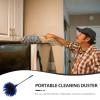 BUTIFULSIC Ceiling Fan Duster Spiderweb Cleaning Brush Dust Remover for Hard to Reach Areas Reusable Cleaning Tool for Office and Household view 4