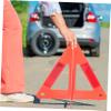 FELTECHELECTR Road Reflectors Car Road Warn Sign Kit Reflective Triangle for Car Safety view 4