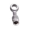 AN3 Motorcycle Motor Bike Hydraulic Brake Oil Hose Line Fitting Adapter Stainless Steel 10mm(28 degrees upward) view 1