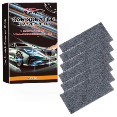 6Pcs Nanosparkle Cloth for Car Scratches,Nano Sparkle Cloth, Nano Sparkle Cloth Car Scratch Remover,Easily Repair Paint Scratches and Water Spots