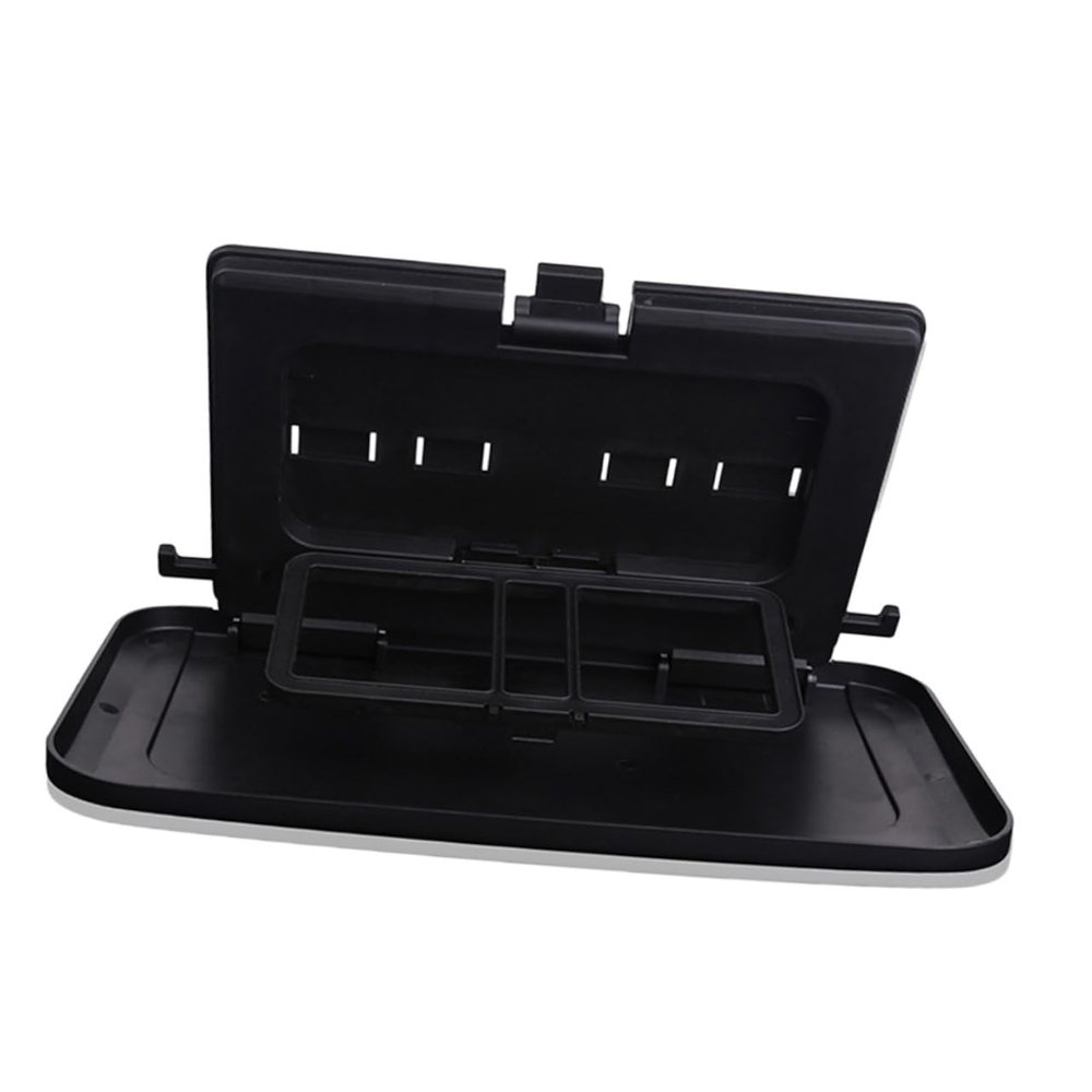BELLIFFY Vehicle Meal Board Multifunctional Tray for Car Dining Lightweight Car Interior Rack Black