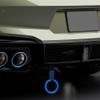 JDM Tsurikawa Ring Japanese Subway Train Bus Car Handle Crystal Bubble Round Circle Shaped Handle Hand Strap Rear Front Bumper Rings Drift Charm Bosozoku Car Accessory (Blue Ring/Black) view 2