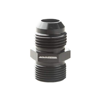 -10AN AN10 Male Flare To M22 x 1.5 Metric Straight Fuel Fitting Adapter Black