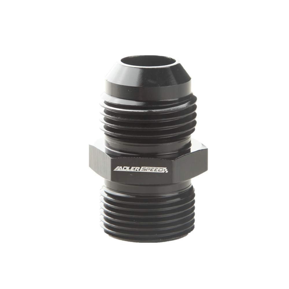 -10AN AN10 Male Flare To M22 x 1.5 Metric Straight Fuel Fitting Adapter Black