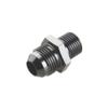 -10 AN AN10 AN-10 Male Flare To M12x1.0 Metric Straight Fitting Black view 4