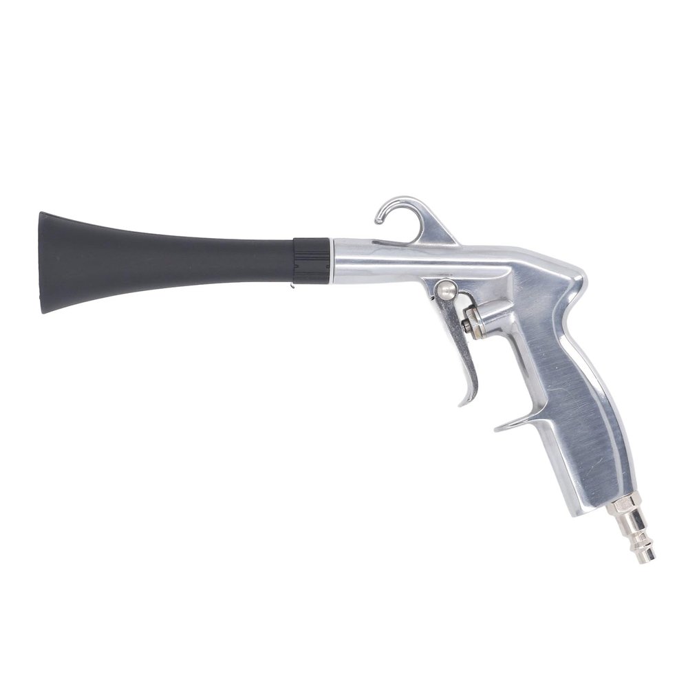 High Pressure Aluminum Alloy Adjustable Air Flows Nozzle with 2 Cleaning Modes, Air Blow Tool with Air Compressor for Car Cleaning
