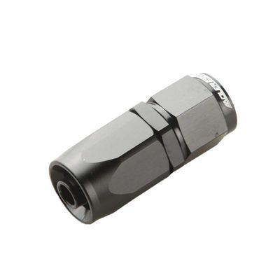 AdlerSpeed Aluminum 6AN AN6 an-6 Straight Swivel Oil Fuel Gas Line Hose End Adapter Black