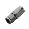 AdlerSpeed Aluminum 6AN AN6 an-6 Straight Swivel Oil Fuel Gas Line Hose End Adapter Black view 4