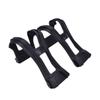FONDOTIN 1pair Nylon Cycling Toe Clip Strap Belts for Black Pedal Accessories Compatible Removable Reflectors Easy Installation view 4