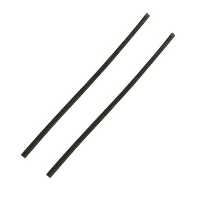 FELTECHELECTR 2pcs Natural Rubber Windshield Wiper Strips Auto Rubber Strips for Car Removable Wiper Blades