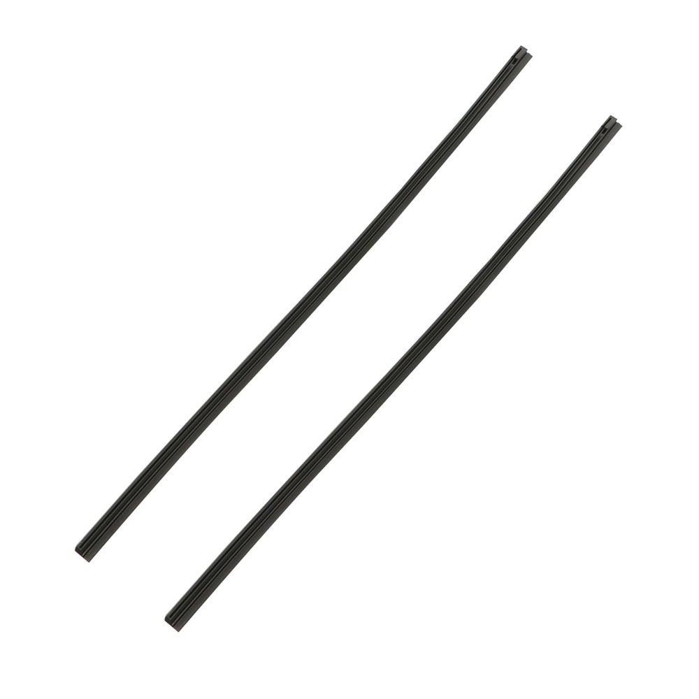 FELTECHELECTR 2pcs Natural Rubber Windshield Wiper Strips Auto Rubber Strips for Car Removable Wiper Blades