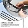 FELTECHELECTR 2pcs Natural Rubber Windshield Wiper Strips Auto Rubber Strips for Car Removable Wiper Blades view 3