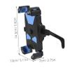 Beatifufu Electric Bike Phone Holder Rotation Mobile Bracket for and Scooter Easy No-Tool Installation for Safe Navigation and Hands Use view 2