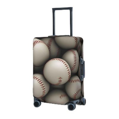 RLDOBOFE Travel Luggage Cover for Suitcase Elastic Suitcase Protector Baseball Suitcase Covers Washable Suitcase Protective Cover Dust-proof Luggage Covers Fit 18-32 Inch Luggage